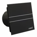 Cata E-120G BK ventilátor üveg előlappal, fekete Különleges ajánlat