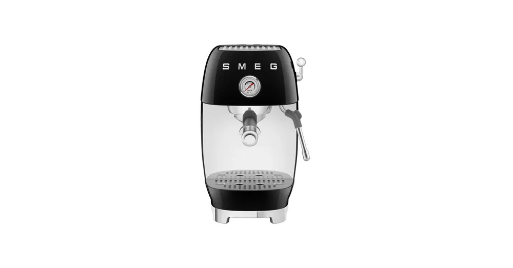 Outlet SMEG ESPRESSO KÁVÉFŐZŐ COLD BREW FUNKCIÓVAL, retro, fekete
