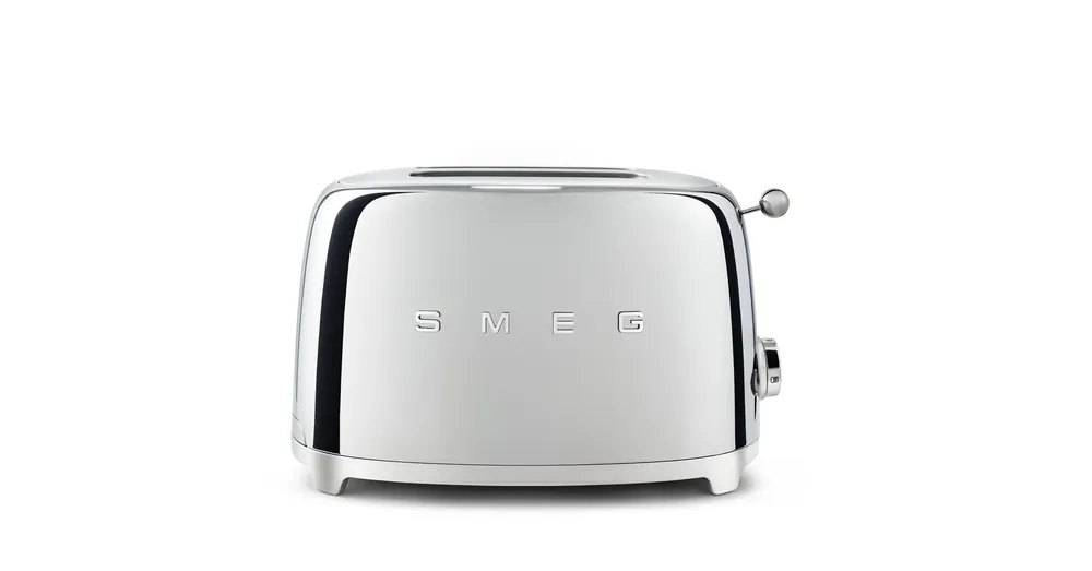 Legkelendőbb SMEG KENYÉRPIRÍTÓ, retro, 2 szeletes, fényes króm