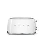 Végkiárusítás SMEG KENYÉRPIRÍTÓ, retro, 4 szeletes, fehér