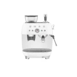 SMEG ŐRLŐVEL KOMBINÁLT ESPRESSO KÁVÉFŐZŐ, retro, fehér Alacsony ár