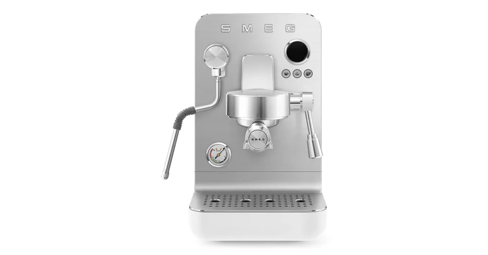 SMEG MINIPRO FÉLPROFESSZIONÁLIS KÁVÉFŐZŐ, Collezione design, matt fehér Olcsóbb