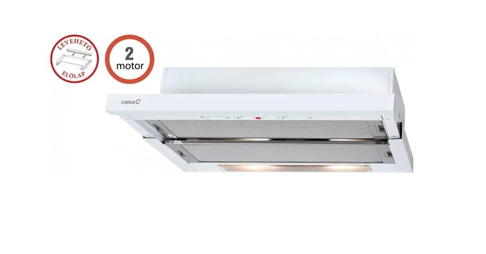 Biztonságos fizetés CATA - Páraelszívó TF-5250 WH/L (2 motoros)