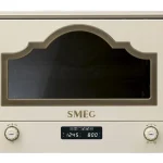 SMEG BEÉPÍTHETŐ MIKROHULLÁMÚ SÜTŐ, Cortina design, 22 liter, bézs Szezonális akció