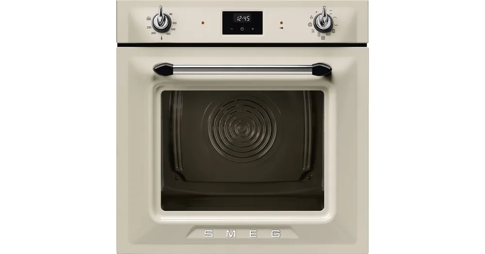 Utolsó esély SMEG PIROLITIKUS HŐLÉGKEVERÉSES SÜTŐ, Victoria design, Galileo, 60 cm, ES LCD, bézs