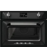 Akció SMEG KOMPAKT KOMBINÁLT MIKROHULLÁMÚ SÜTŐ, Victoria design, Galileo, 45 cm, ES LCD, fekete