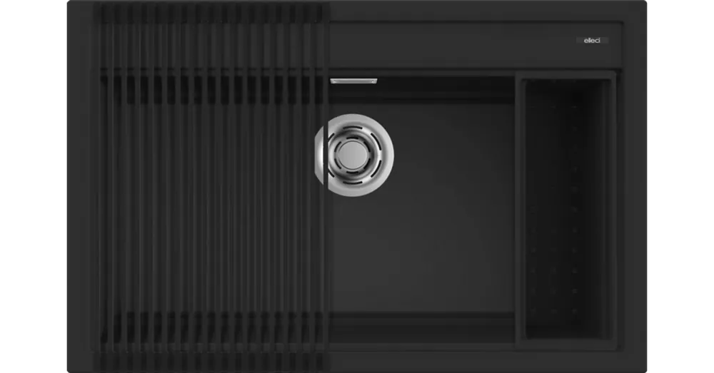 Kiárusítás ELLECI - Mosogatótálca Best 130 Workstation Szett K86 Black