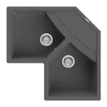 Elleci Unico CORNER sarok G59 antracite 830x830/190mm Azonnali szállítás