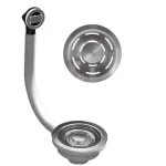 ELLECI - FLOW-PRO szűrő és túlfolyó egymedencés mosogatókhoz inox Árengedmény