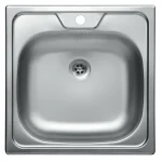 Mosogató LIV EC-144-DECOR Egymed.48x48 1,5szi Legkelendőbb