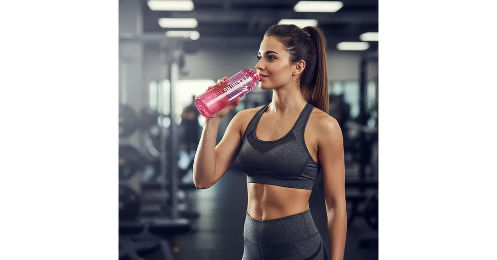 Akciós ár Sport kulacs - műanyag, átlátszó - 550 ml - 3 színben