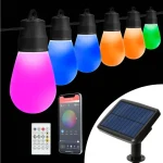 Smart szolár fényfüzér - 30 db RGBIC LED - 13 m - bluetooth Vedd meg online
