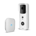 Árcsökkenés Smart Wi-Fi-s videó kaputelefon szett - akkumulátoros - MicroSD, FHD, PIR - fehér