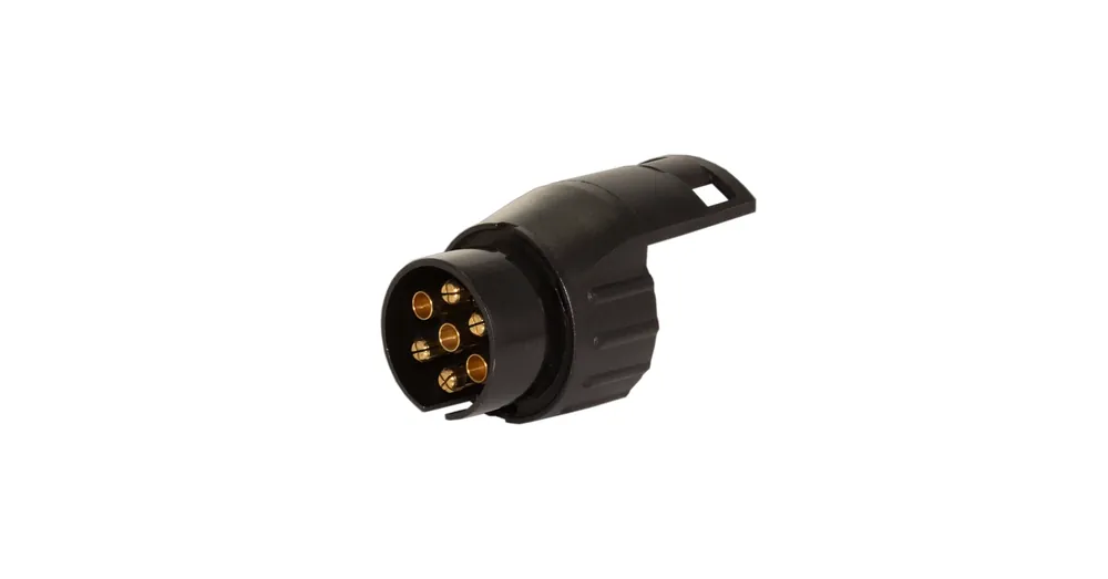 Biztonságos fizetés Utánfutó csatlakozó adapter - 7/13 pólusú - 12/24V