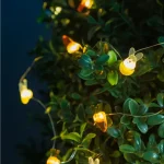 LED fényfüzér - nyuszi és répa - 2 m - 20 LED - 2 x AA Különleges ajánlat