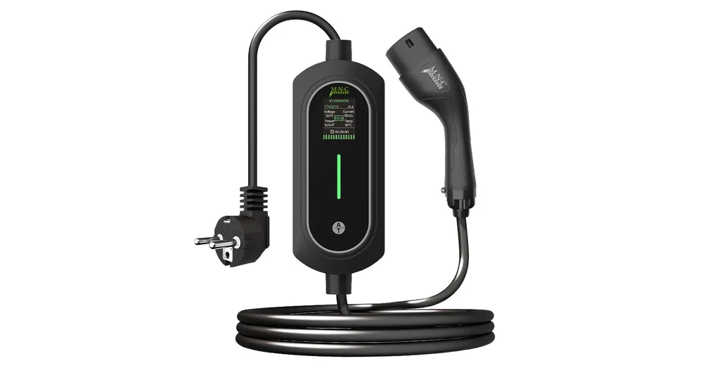 Elektromos autó töltőállomás táskával - EVSE Type2 - 5 m - max. 3,5 kW - 1 x 16A - 110-240V AC Akciós ár