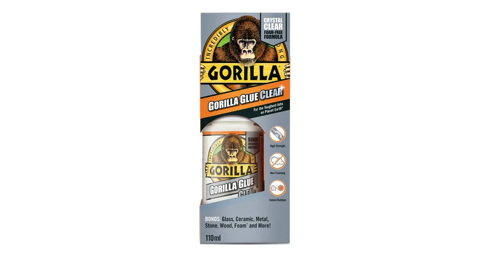 Bestseller Gorilla Glue Clear Kristálytiszta Ragasztó 110ml