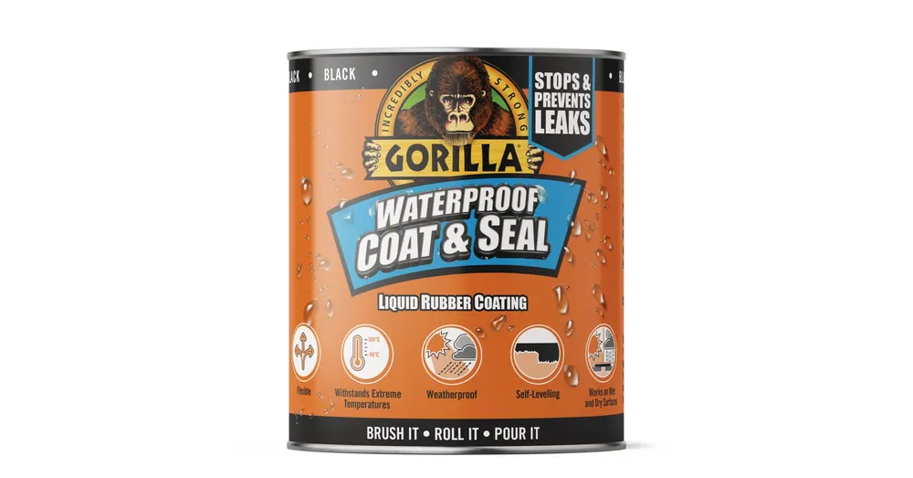 Gorilla Coat & Seal Vízálló Bevonat és Tömítő Fekete 946ml Kihagyhatatlan ajánlat