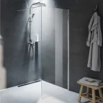 Szezonális akció Riho, Novik Z400 Walk-in GZ4120000 Zuhanyfal, fényes alu kerettel, 115x200 cm