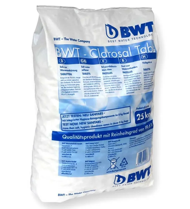 BWT-CWG Tablettázott só perla 25 kg/zsák Prémium