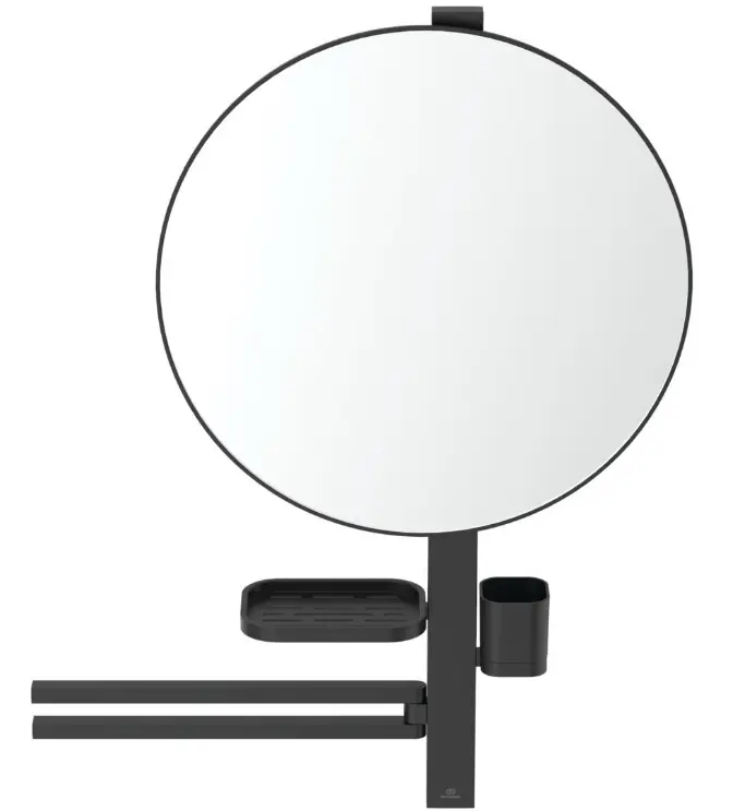 Legnépszerűbb Ideal Standard, Alu+ Beauty Bar L tükör és polcrendszer, fekete, BD587XG