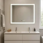 Szuper akció Inspiro Design Bledi Smart, szögletes okos tükör, keretvilágítással, 36W, 100×60 cm