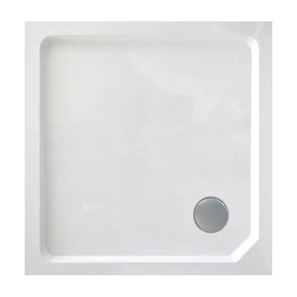 Különleges ajánlat Wellis, SMC magas, szögletes, zuhanytálca WC00409, szifonnal 90*90*14 cm