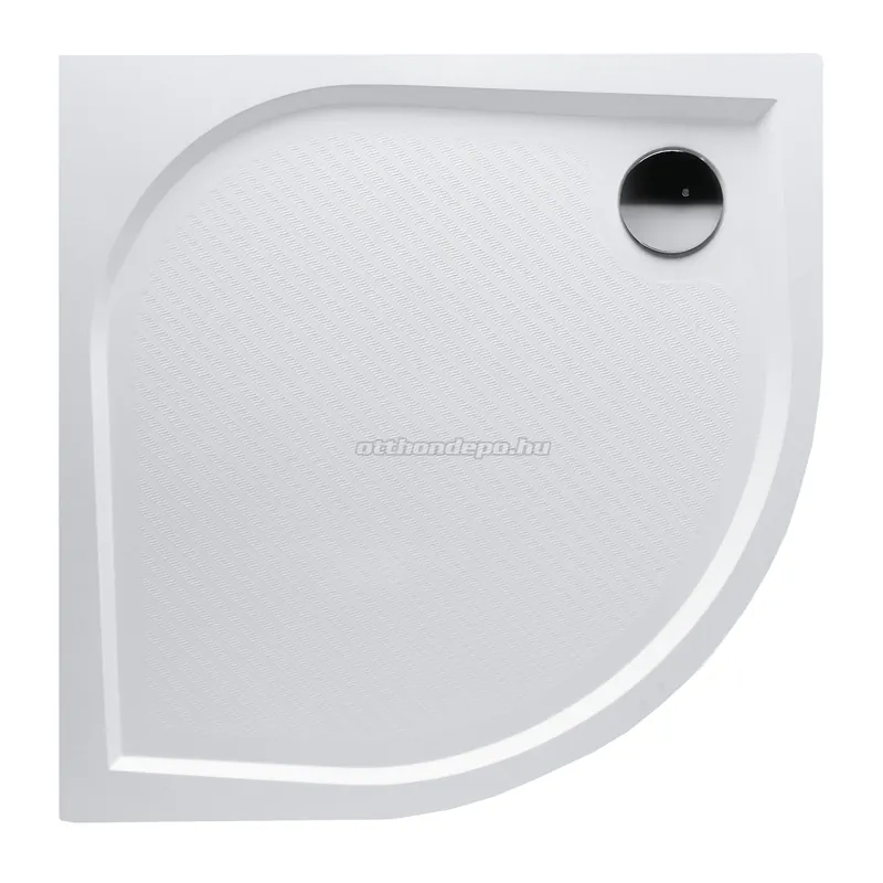 Korlátozott ajánlat Riho, Kolping öntött márvány íves zuhanytálca, DB14, 90*90*3 cm