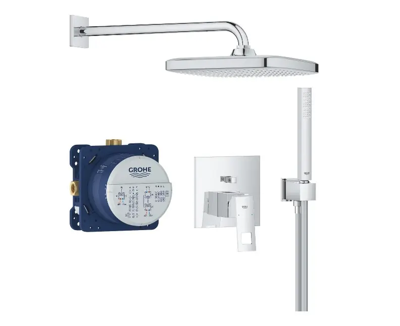 Ajánlat Grohe, Eurocube zuhanyrendszer Tempesta 250 Cube fejzuhannyal, 2 fogyasztós, 25289000