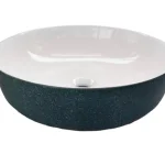 Mosdó, Nextile, Granite Aqua, pultra ültethető, csaplyuk nélkül, átmérő: 41,5 cm Vedd meg online