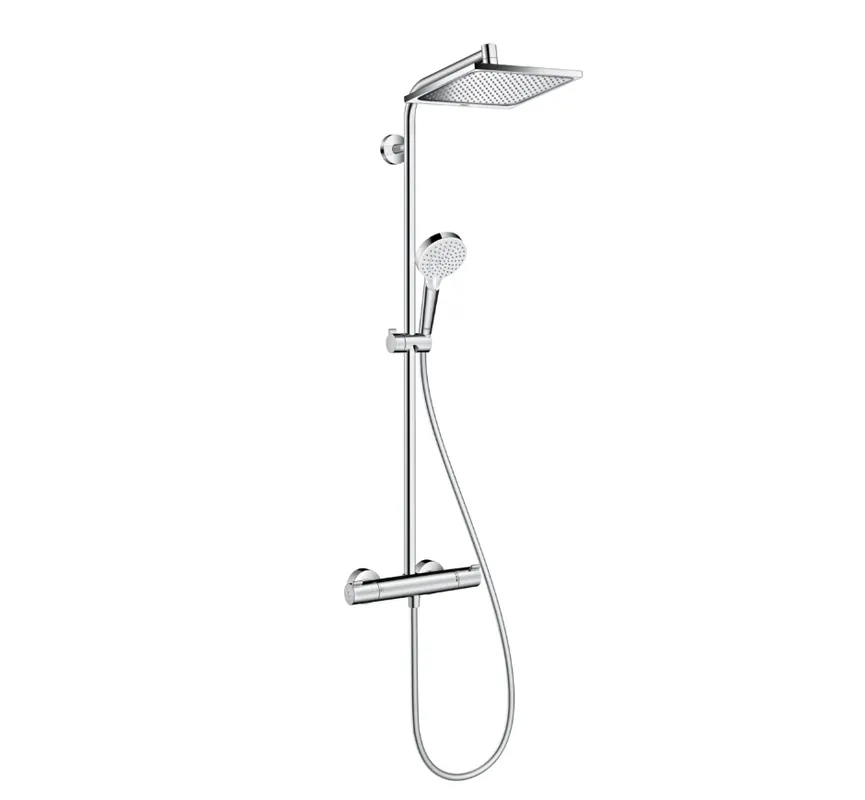 Hansgrohe, Crometta E240, 1Jet Showerpipe Termosztátos zuhanyrendszer 27271000 Exkluzív ajánlat