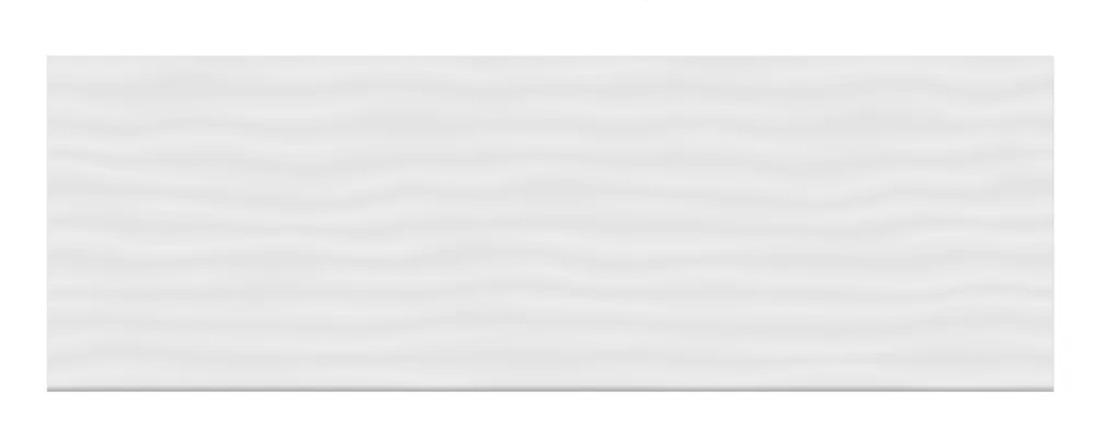Csempe, KAI Group, White Glossy Waves 4756, hullámos fényes fehér 25,5x75,5 cm Vedd meg online