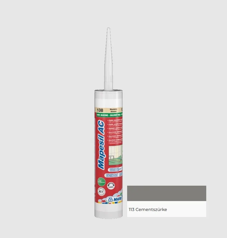 Mapei, Mapesil AC Nr.113 Cementszürke hézagtömítő 310 ml Újdonság