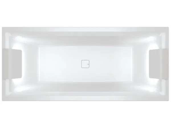Vásárlói kedvenc Riho, Still Square (LED) egyeneskád, 170x75 cm, BR02005K00132