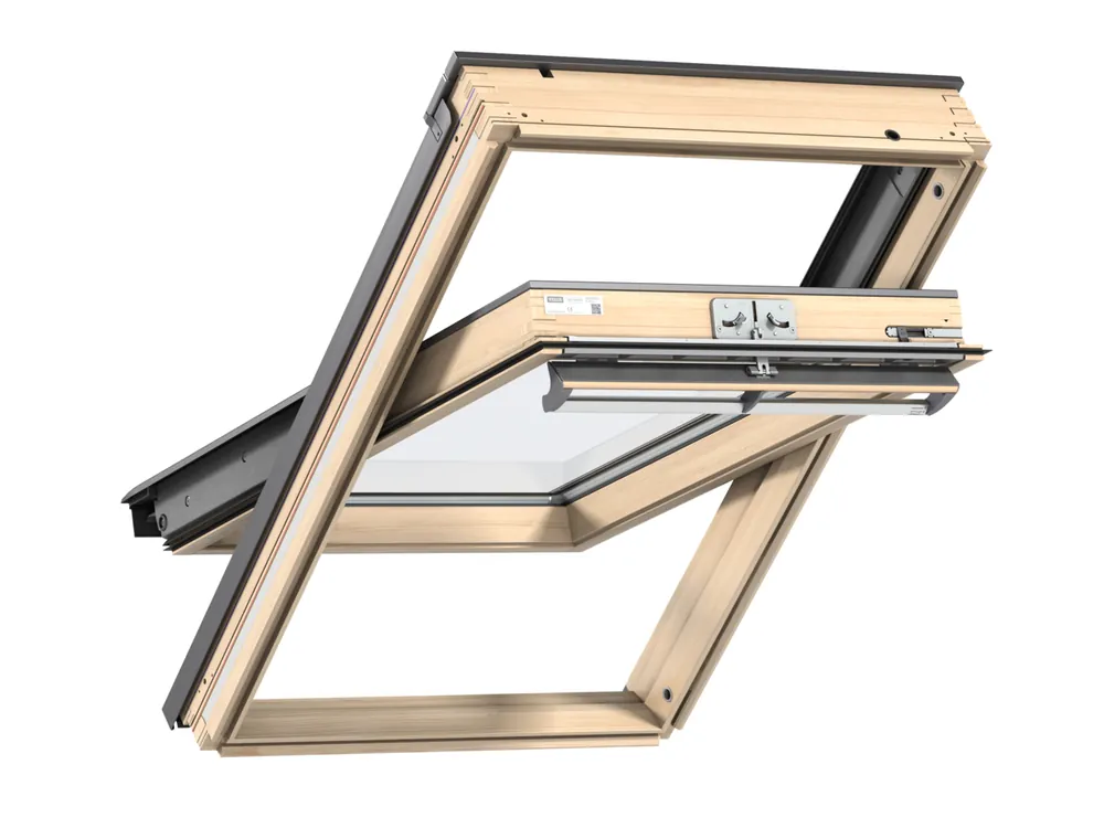 Legjobb ár Velux, Tetőtéri ablak, GGL CK02 3070, 2-rétegű üveg, lakkozott fa, 55x78 cm