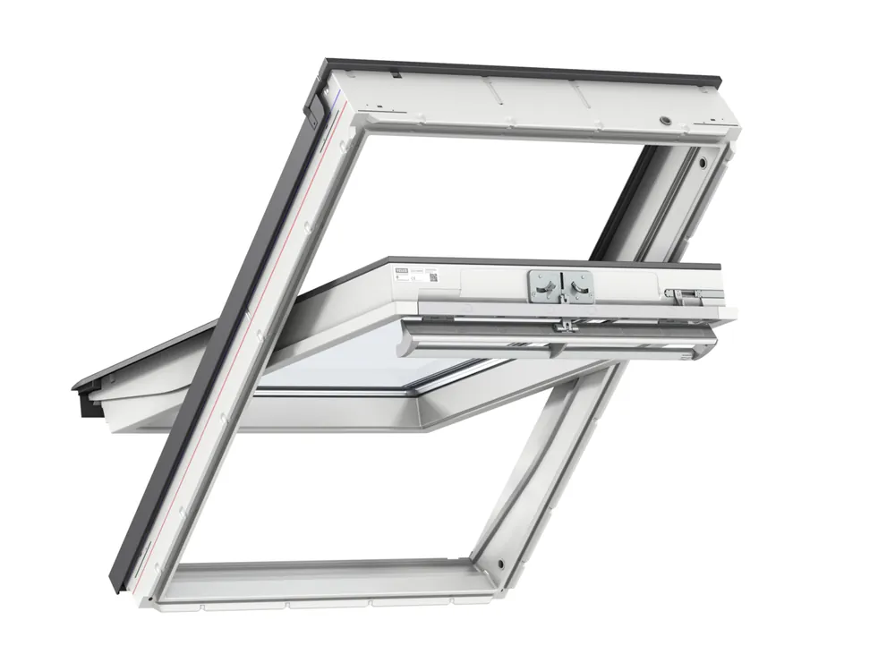 Velux, Tetőtéri ablak, GGU MK04 0070, 2-rétegű üveg, műanyag bevonat fa maggal, 78x98 cm Ne maradj le