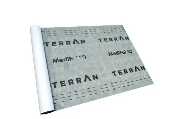 Biztonságos vásárlás Terrán MediFol SD Páraáteresztő tetőfólia 120 g, 75 m2/tekercs