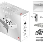 Vásárlói kedvenc Mosdó, Laufen, Pro A PACK H8609540000001, komplett szett, csapteleppel, szifonnal, 65 cm
