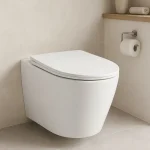 Inspiro Design, Milano Compact, Fali WC, tornado öblítés, ülőkével, keskenyített, 48,5x35x34 cm Vedd meg online