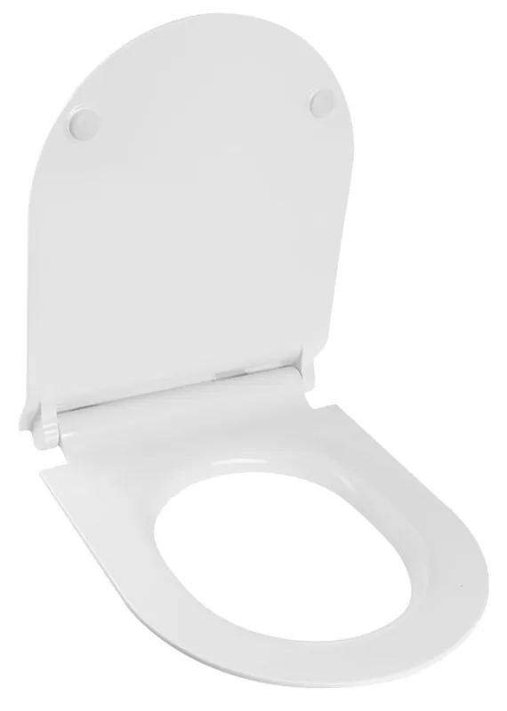 WC ülőke, Sapho GSI Norm Slim MS86CSN11, soft close - lassú záródású, vékony kivitel, fehér Outlet