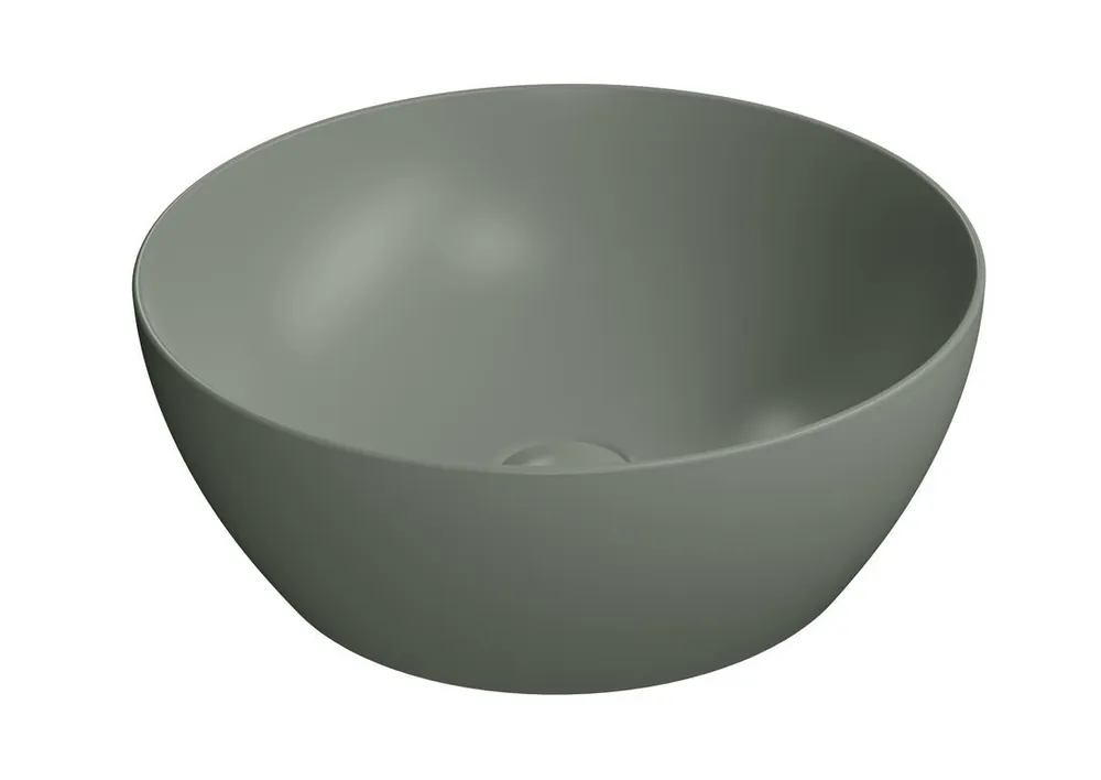 Mosdó, Sapho GSI Pura 885104, pultra ültethető, csaplyuk nélkül, matt agave, 42 cm Végkiárusítás