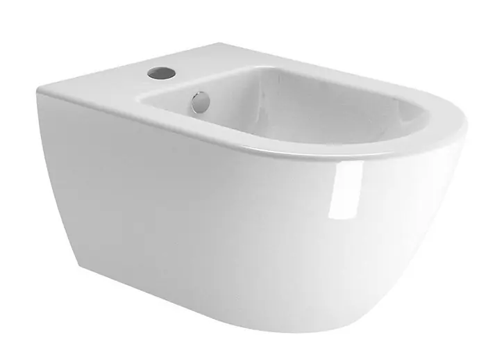 Újdonság Bidé, Sapho GSI Pura 8865111, fali, Extraglaze felülettel, tető nélkül