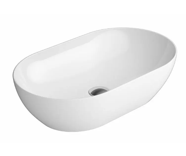 Mosdó, Sapho GSI Pura 883411, csaplyuk nélkül, pultra helyezhető, fehér, 60 cm Csak ma