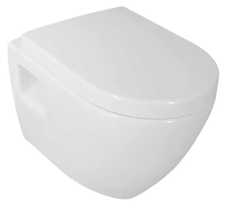 WC, Sapho, Aqualine Nera NS952, fali, mélyöblítésű, ülőke nélkül Azonnali szállítás