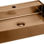 Mosdó, Sapho, AURUM AU302, klikk-klakk lefolyóval, rosegold, 55 cm Csak ma