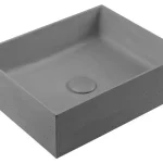 Outlet Mosdó, Sapho, FORMIGO FG019, beton, világos szürke színű, 47,5 cm