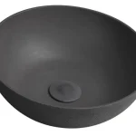 Mosdó, Sapho, FORMIGO FG036, beton, antracit színű, átmérő: 39 cm Legkelendőbb