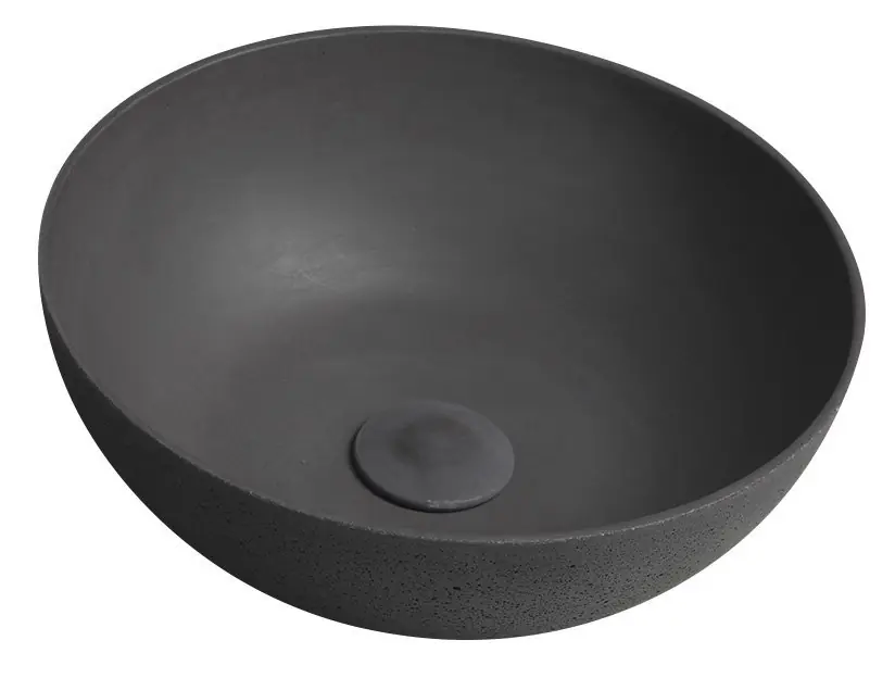 Mosdó, Sapho, FORMIGO FG036, beton, antracit színű, átmérő: 39 cm Legkelendőbb