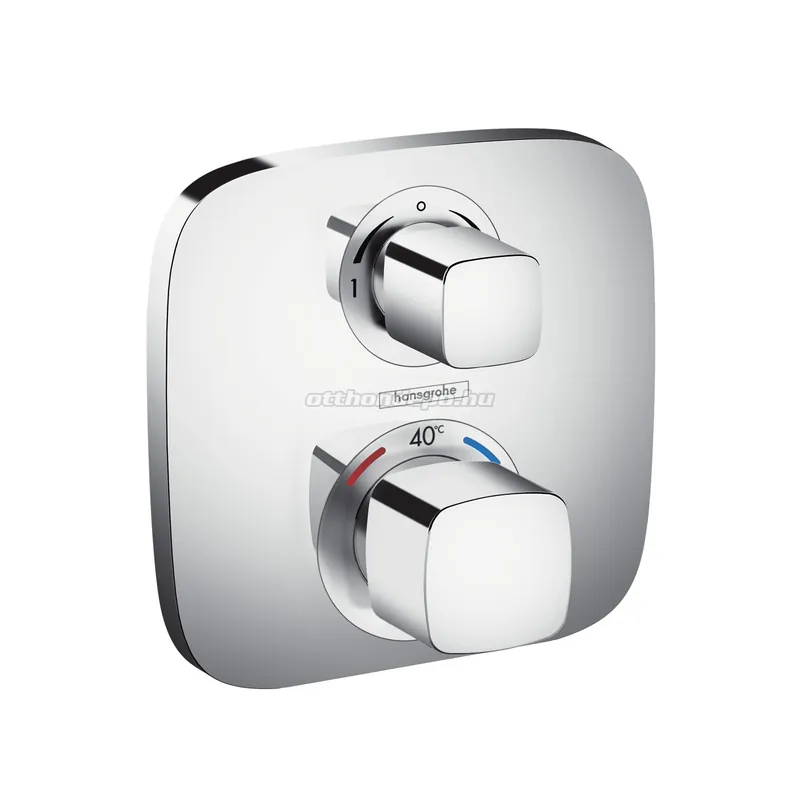 Hansgrohe, Ecostat E, falsík alatti termosztátos csaptelep, 2 fogyasztóhoz, 15708000 Végkiárusítás