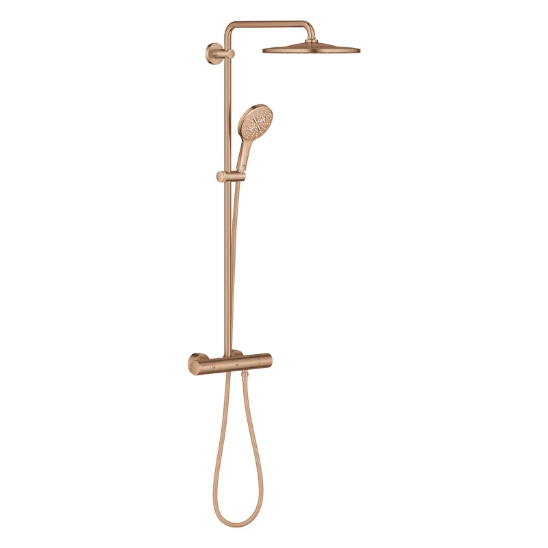 Grohe Rainshower 310 Termosztátos zuhanyrendszer Rainshower Mono 310 fejzuhany, brushed warm sunset 26836DL0 Akció